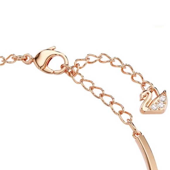 SWAROVSKI • Rose Gold Symbolica Bangle Evil Eye Bracelet - Picture 8 of 10